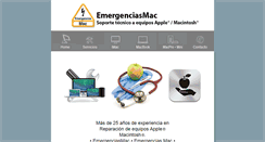 Desktop Screenshot of emergenciasmac.com