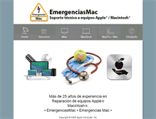 Tablet Screenshot of emergenciasmac.com